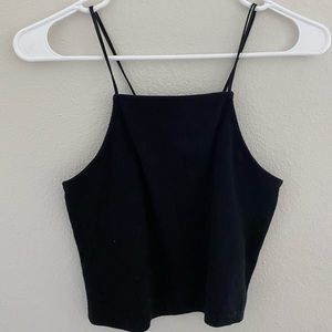 Skinny strap halter tank